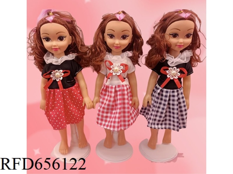 NEW 14-INCH FAT CHILD GIRL DOLL UNIVERSAL LANGUAGE IC