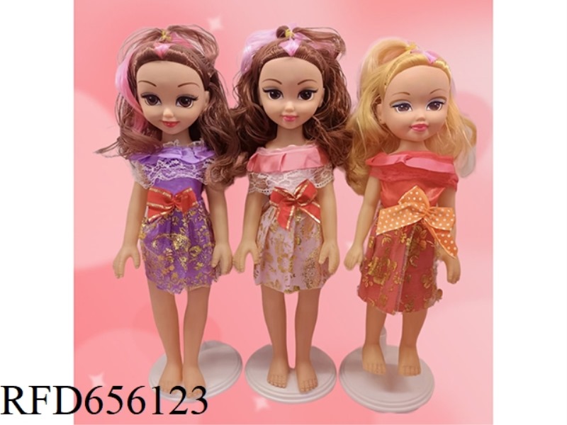 NEW 14-INCH FAT CHILD GIRL DOLL UNIVERSAL LANGUAGE IC
