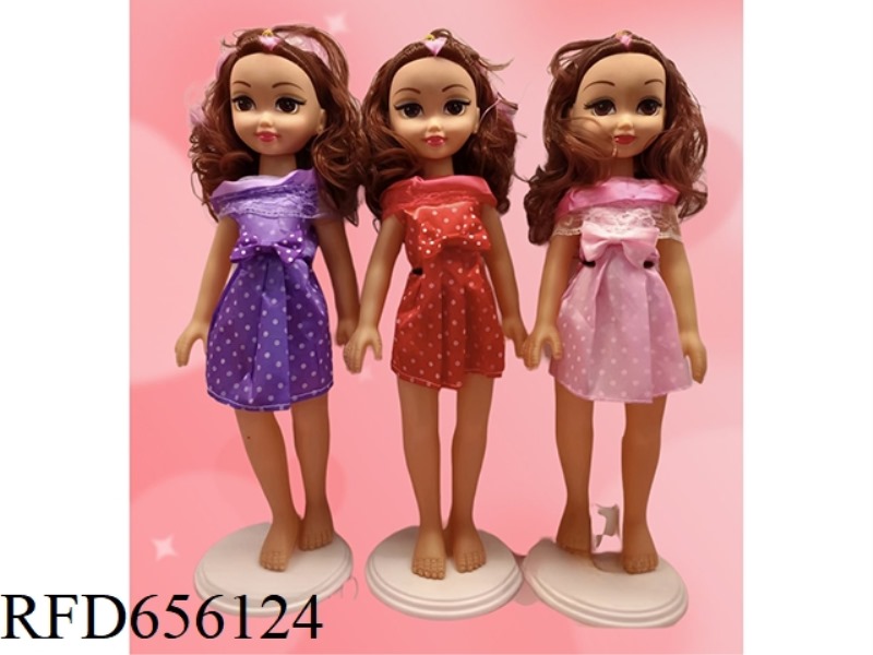 NEW 14-INCH FAT CHILD GIRL DOLL UNIVERSAL LANGUAGE IC