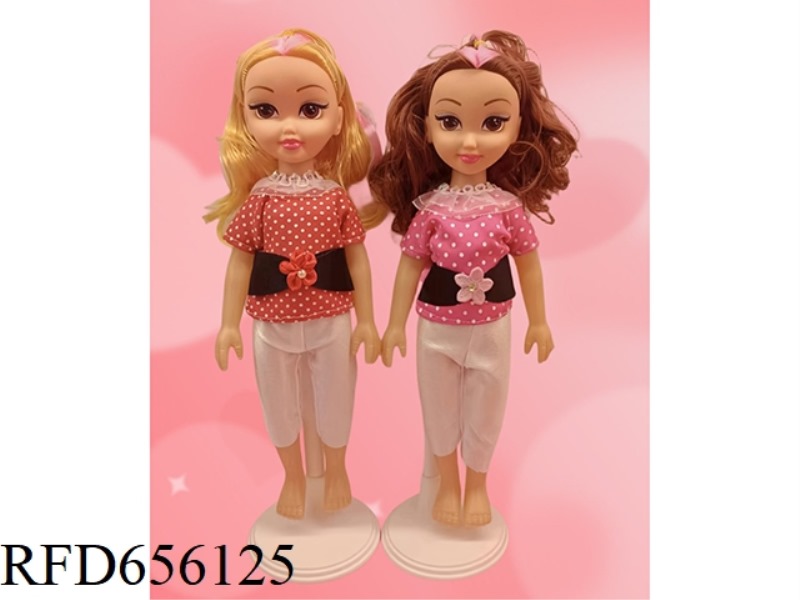 NEW 14-INCH FAT CHILD GIRL DOLL UNIVERSAL LANGUAGE IC