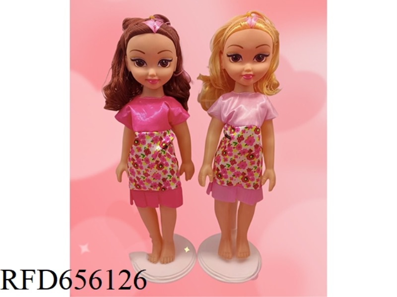 NEW 14-INCH FAT CHILD GIRL DOLL UNIVERSAL LANGUAGE IC