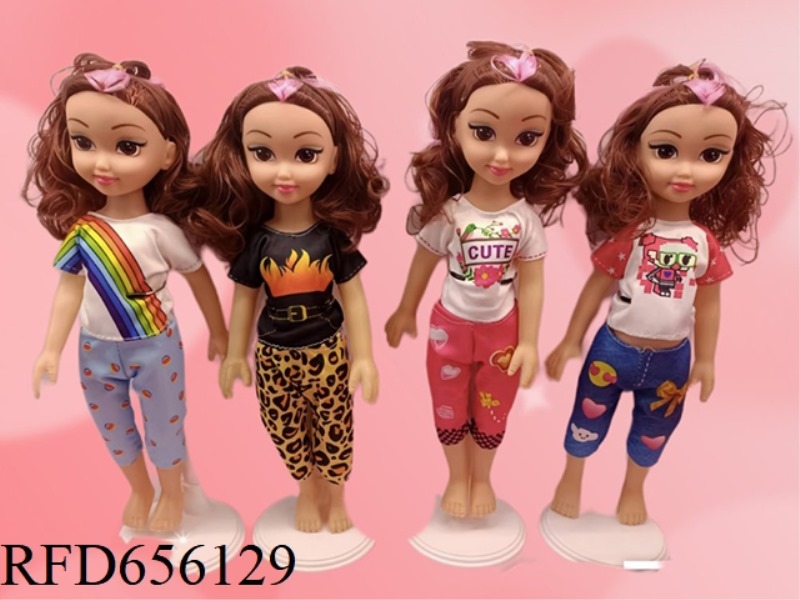 NEW 14-INCH FAT CHILD GIRL DOLL UNIVERSAL LANGUAGE IC