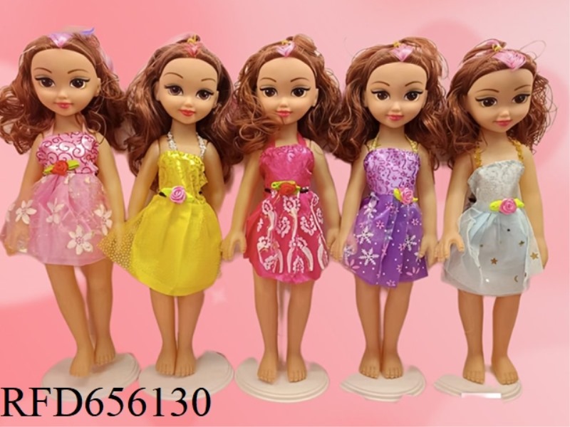NEW 14-INCH FAT CHILD GIRL DOLL UNIVERSAL LANGUAGE IC