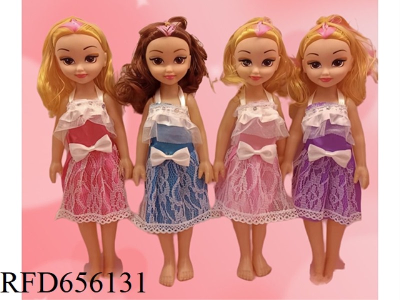 NEW 14-INCH FAT CHILD GIRL DOLL UNIVERSAL LANGUAGE IC