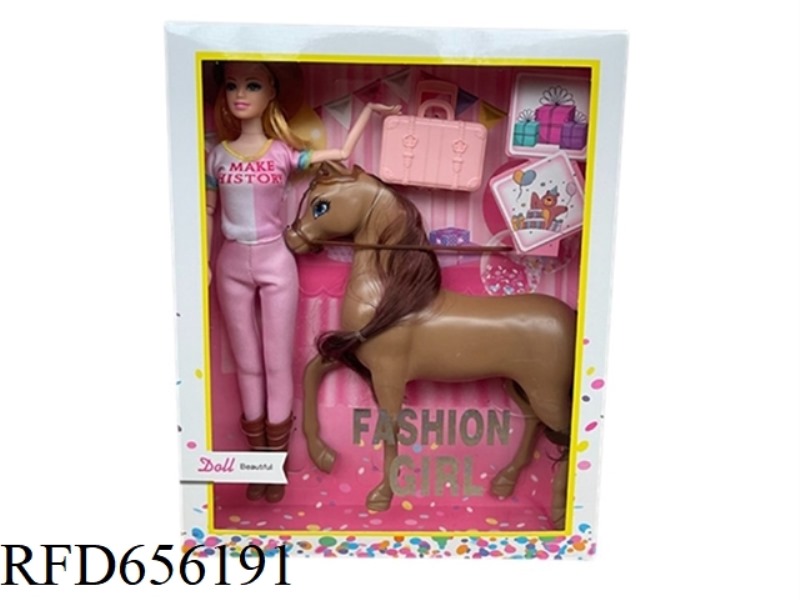 11-INCH FULL-BODY RIDING BARBIE