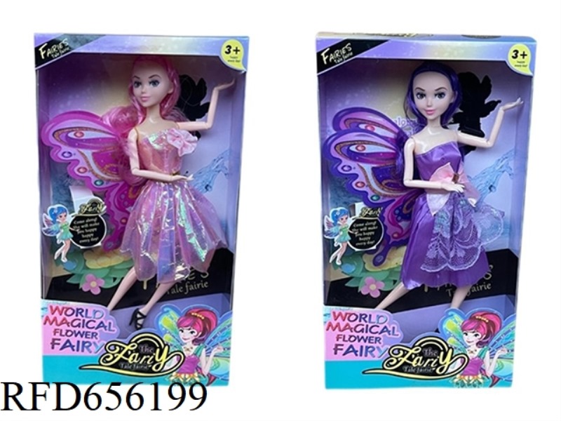 11.5 INCH FULL JOINT FLOWER FAIRY DOLL