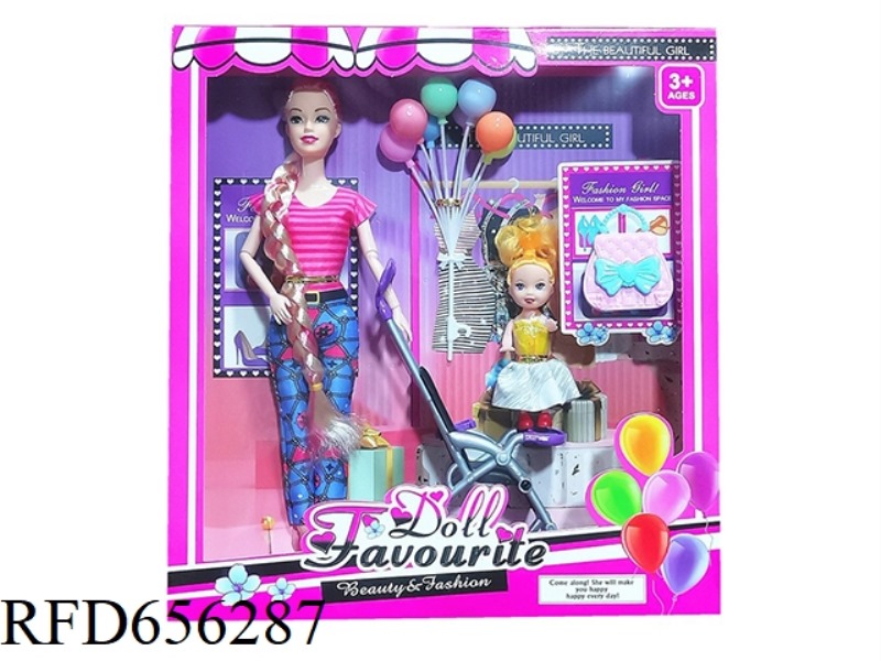 11-INCH FASHION KNUCKLE BARBIE SET