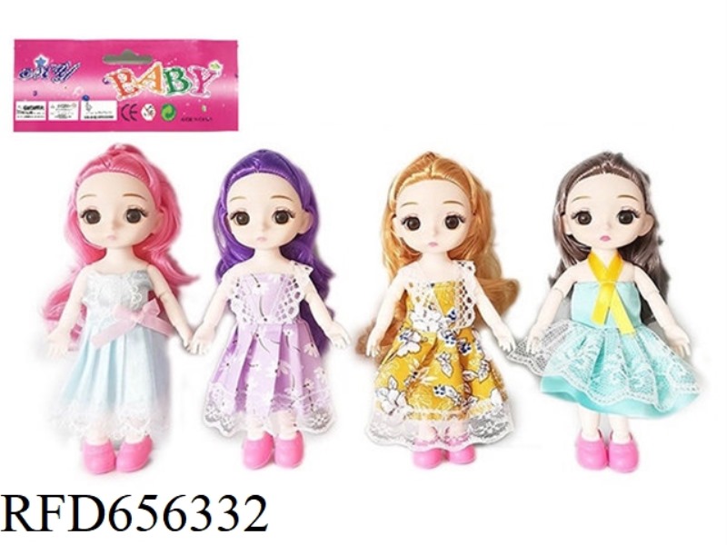 3D SIMULATION FULL JOINT 6 INCH DOLL