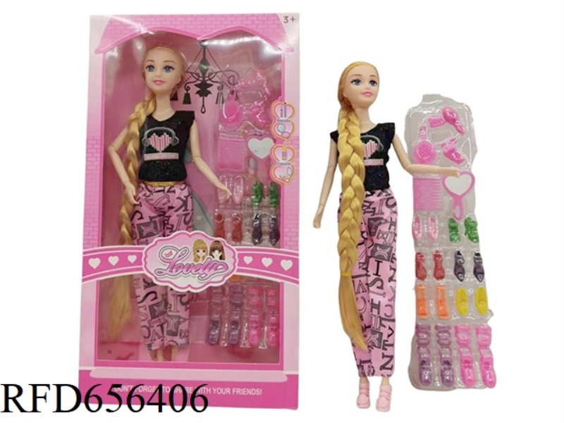 11.5-INCH FULL-BODY BARBIE SHOE CLOSET SET