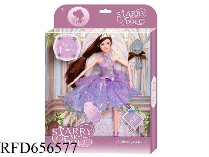 11.5 INCH 12 JOINT CASTLE DOLL PRINCESS