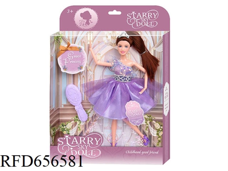 11.5 INCH 12 JOINT CASTLE DOLL PRINCESS
