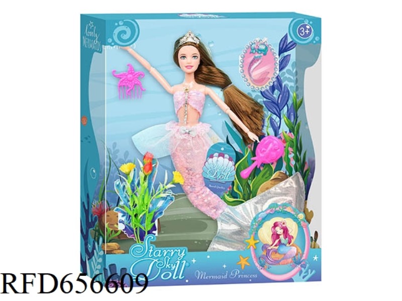 11.5 INCH 12 JOINT MERMAID HIGH-END DOLL