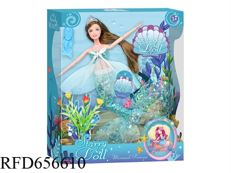 11.5 INCH 12 JOINT MERMAID HIGH-END DOLL