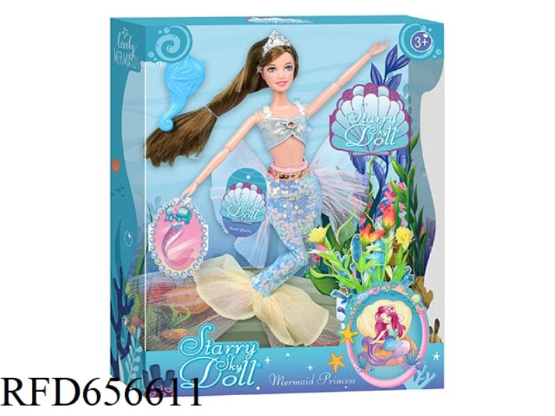 11.5 INCH 12 JOINT MERMAID HIGH-END DOLL