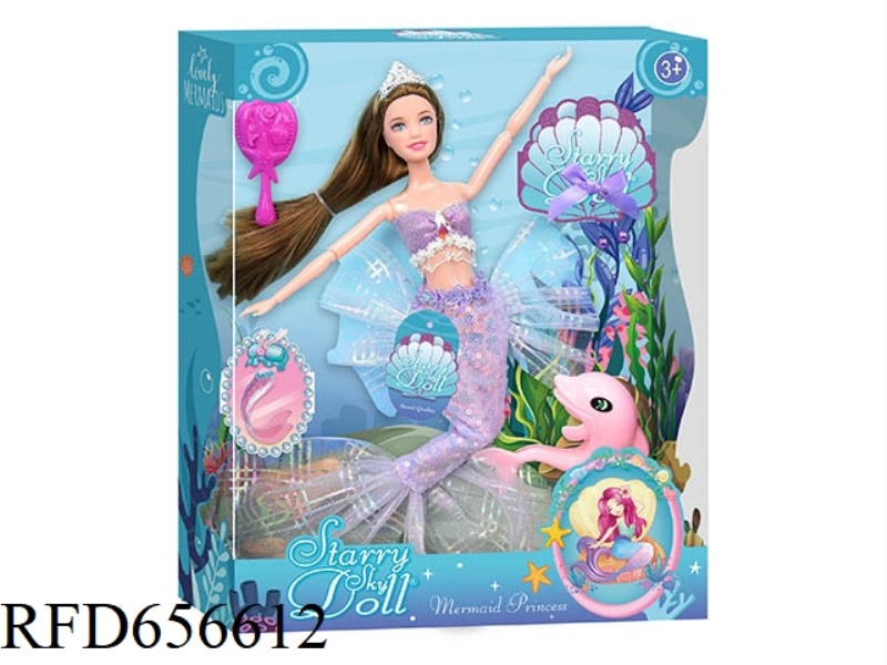 11.5 INCH 12 JOINT MERMAID HIGH-END DOLL