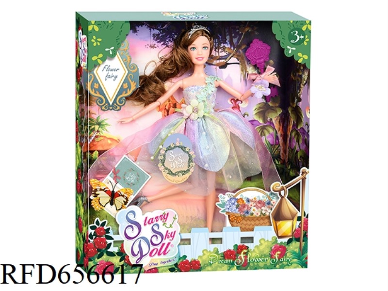 11.5 INCH 12-JOINT SUMMER FLOWER FAIRY SERIES