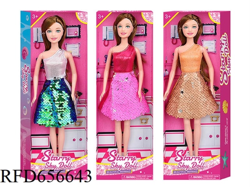 STARRY SKY 11.5 INCH HEAVY SOLID DOLL