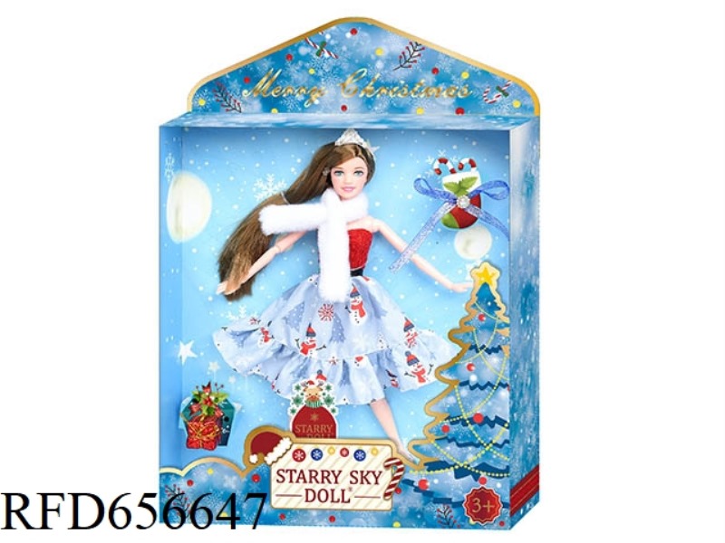 11.5 INCH ARTICULATED CHRISTMAS DOLL