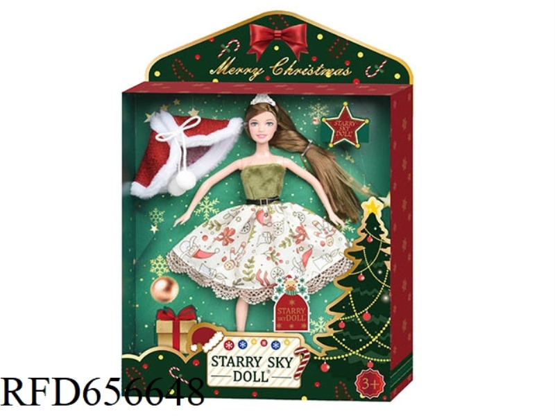 11.5 INCH ARTICULATED CHRISTMAS DOLL