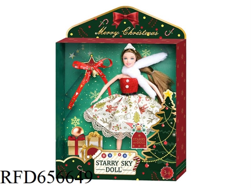 11.5 INCH ARTICULATED CHRISTMAS DOLL