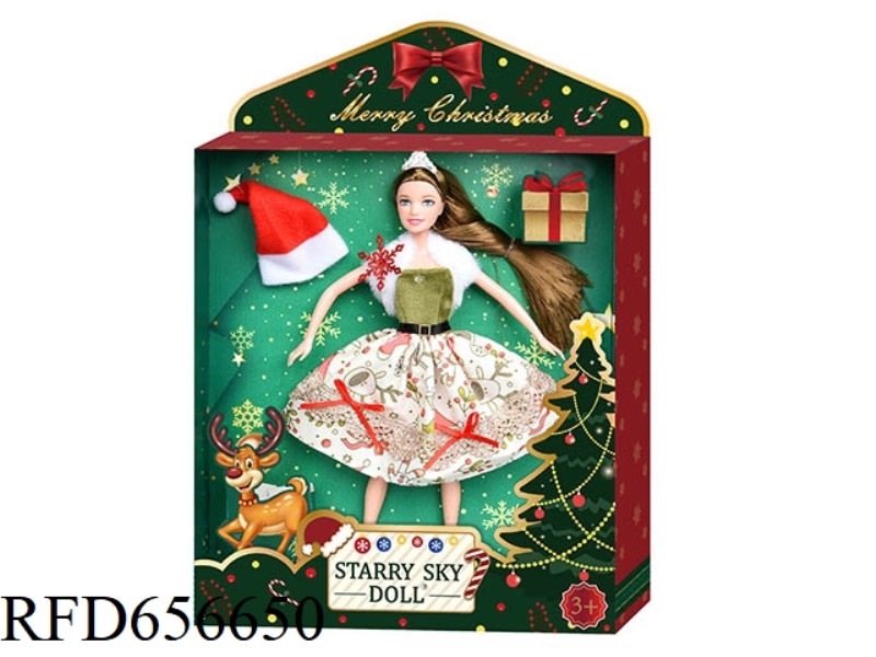 11.5 INCH ARTICULATED CHRISTMAS DOLL