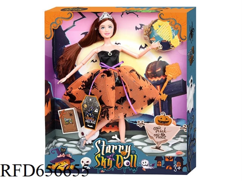 11.5 INCH 12-JOINT HALLOWEEN DOLL