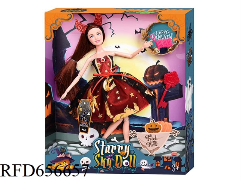 11.5 INCH 12-JOINT HALLOWEEN DOLL