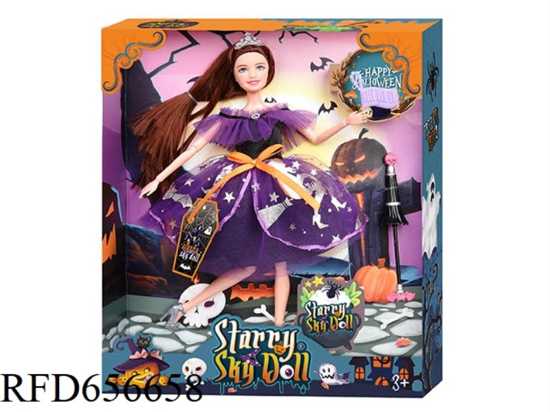 11.5 INCH 12-JOINT HALLOWEEN DOLL