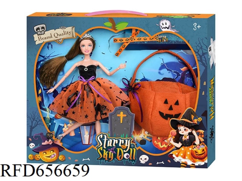 11.5 INCH 12-JOINT HALLOWEEN DOLL SET