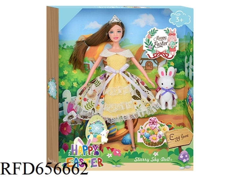 11.5 INCH 12-JOINT EASTER DOLL
