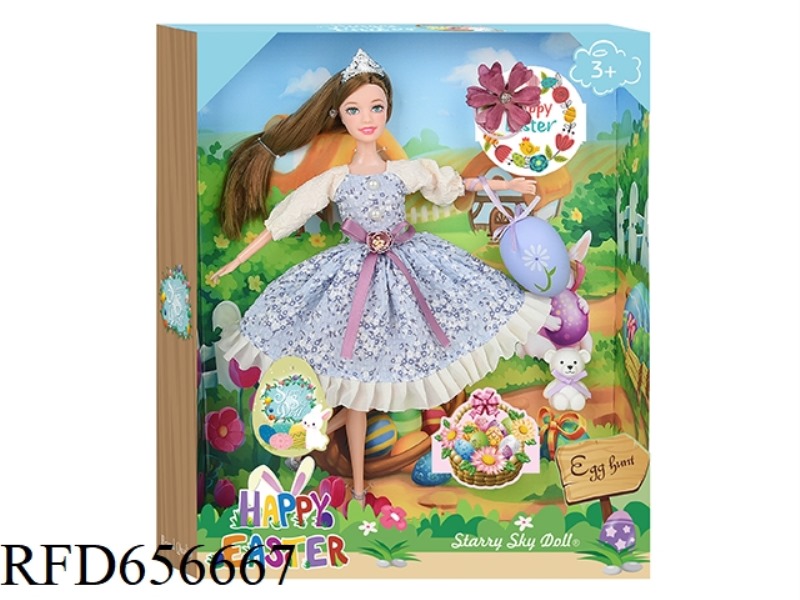 11.5 INCH 12-JOINT EASTER DOLL
