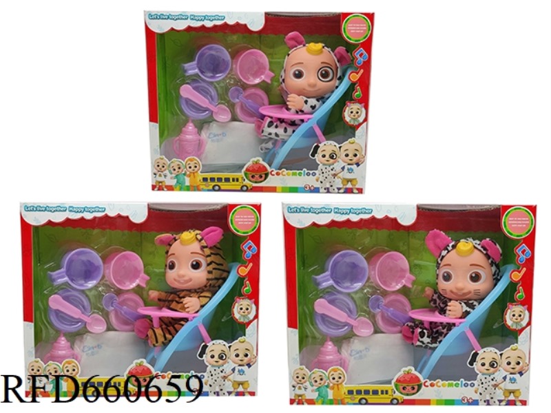10 INCH VINYL COCOMELON SUPER BABY WITH 4 THEME MUSIC AND CHRISTMAS THEME MUSIC 3 DIFFERENT THEME CH