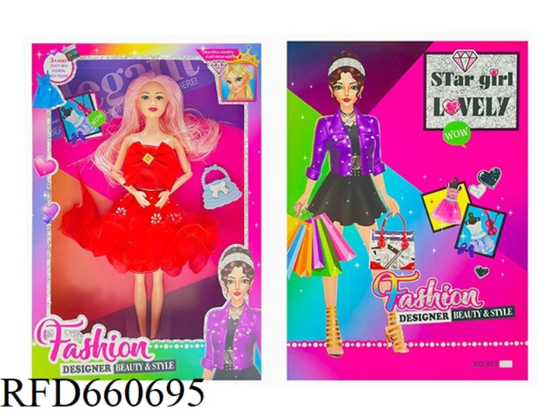 THE NEW 11.5-INCH, 9-ARTICULATED BODY FASHION BARBIE WITH HANDBAG