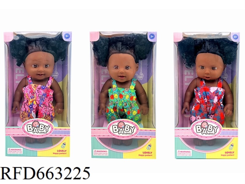 16 INCH VINYL BLACK FAT CHILD DOLL