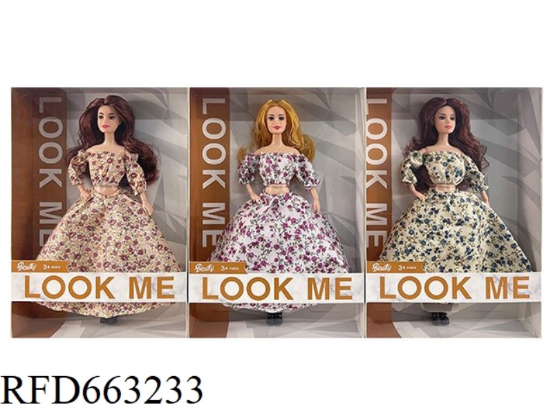 2025 NEW 11.5 INCH 9 JOINT CASUAL DRESS REAL BODY BARBIE THREE RANDOM MIXED