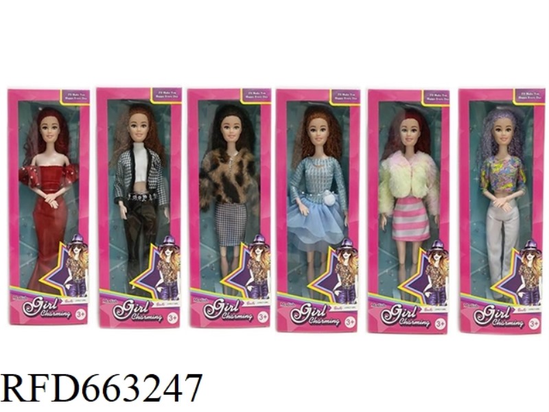 2025 NEW 11.5 INCH REAL BODY 11 JOINTS CASUAL CLOTHING GIFT BARBIE SIX RANDOM MIXED