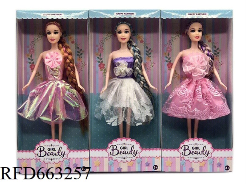 2025 NEW 11.5 INCH LIVE HAND BRAIDED EVENING DRESS SHORT SKIRT THREE RANDOM MIXED