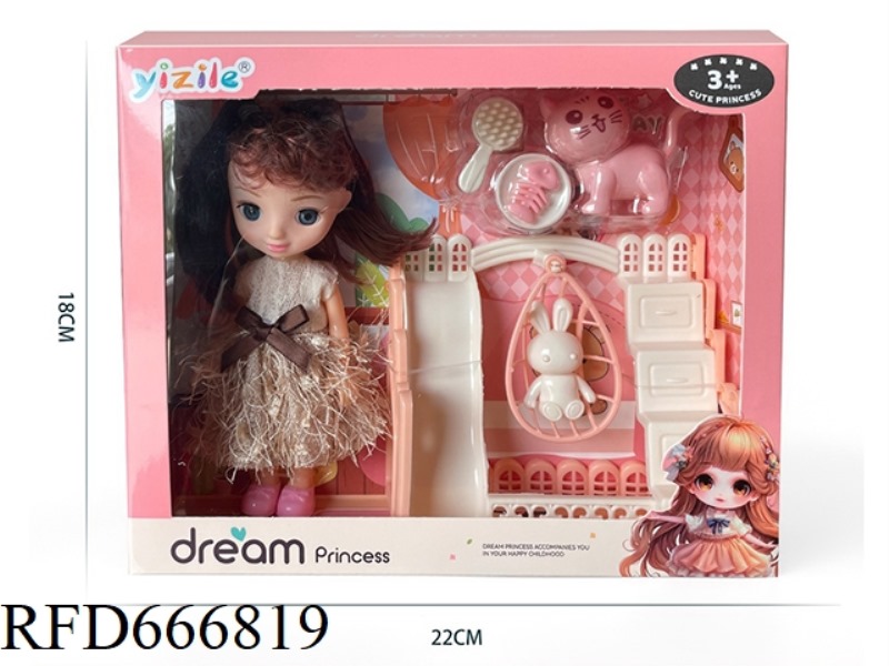 6-INCH GIRL'S HOUSE
