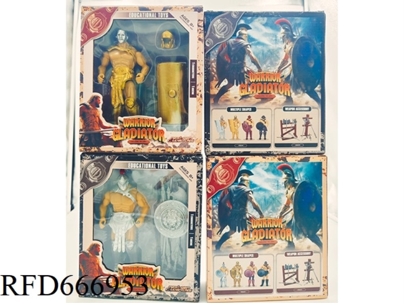 ANCIENT WARRIORS CARRIED WEAPON FRAMES OR WOODEN STAKES ALONE