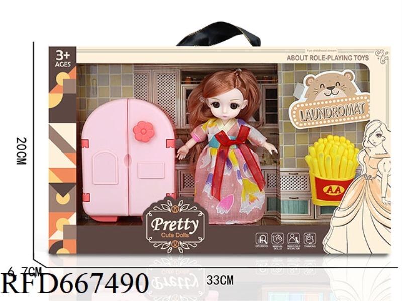 DOLL REFRIGERATOR SET