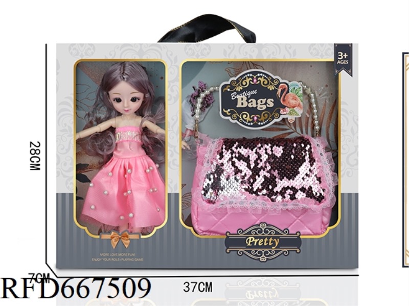 DOLL SEQUINED BAG SET
