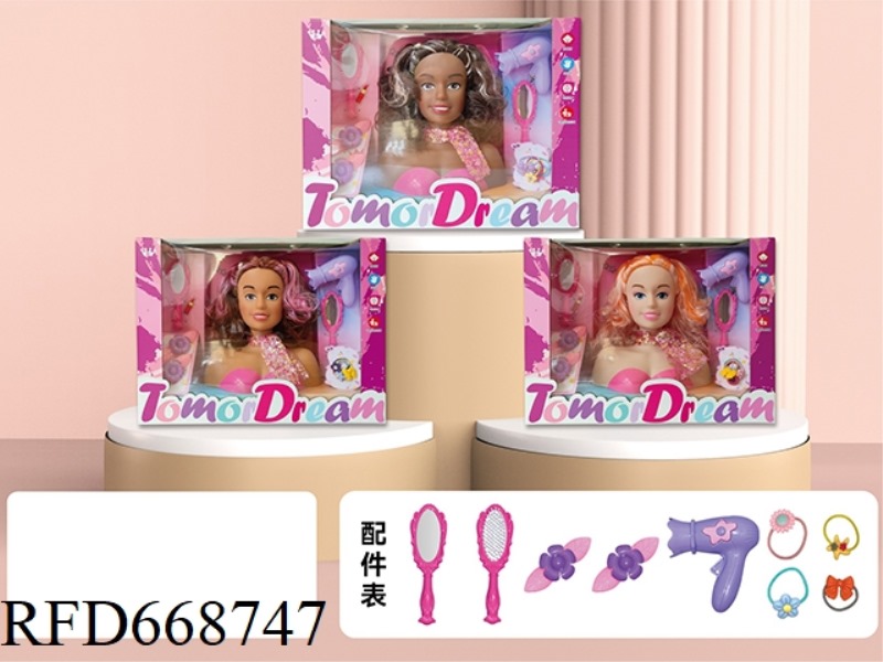 HALF-BODY DOLL SET (GOLD-PLATED)