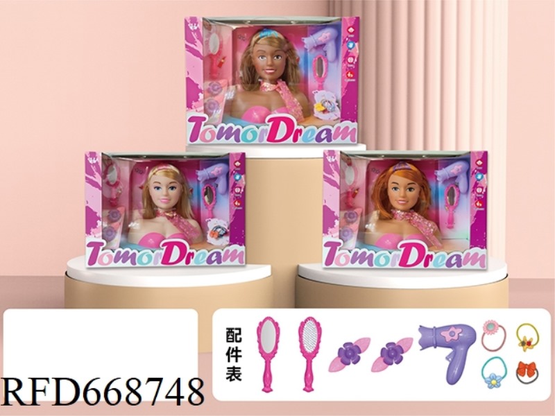 HALF-BODY DOLL SET (GOLD-PLATED)