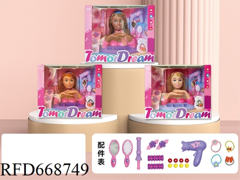 HALF-BODY DOLL SET (GOLD-PLATED)