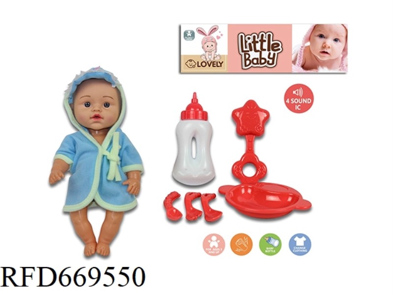 12-INCH ROBE WITH TABLEWARE