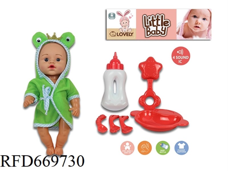 12-INCH ROBE WITH TABLEWARE
