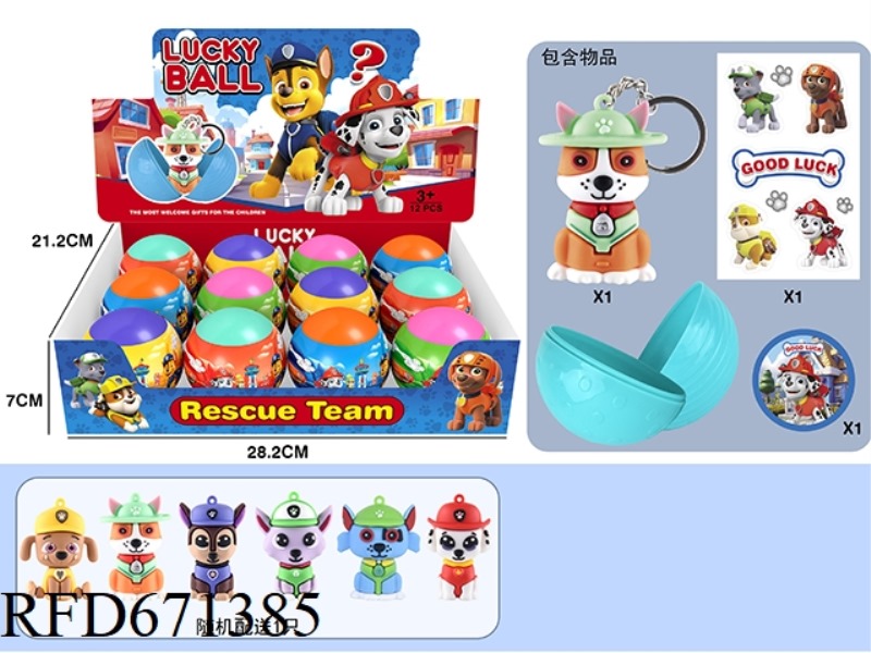 PAW PATROL BLIND BALLS (12 PIECES)