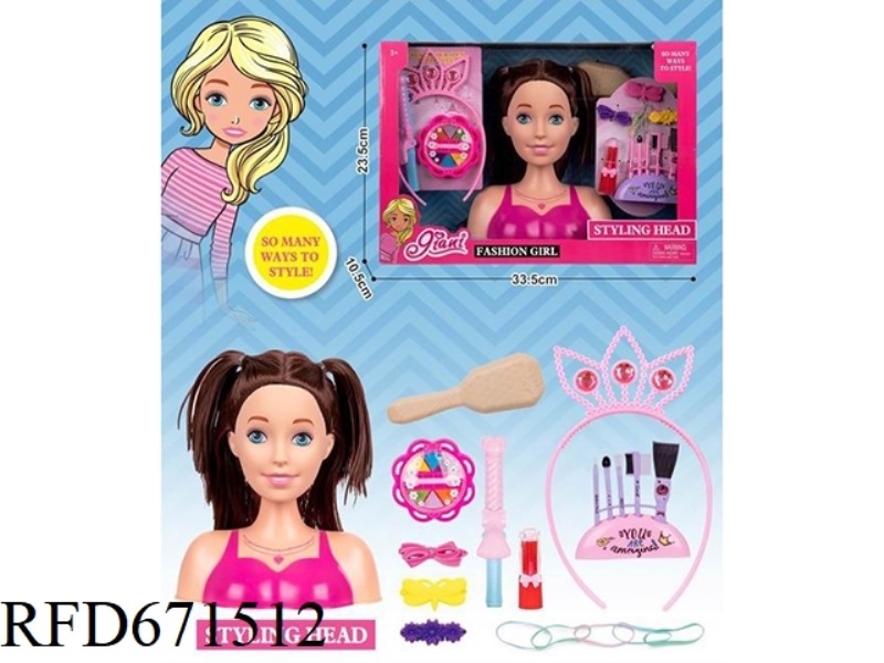 BARBIE FASHIONISTA 8-INCH HAIRSTYLE