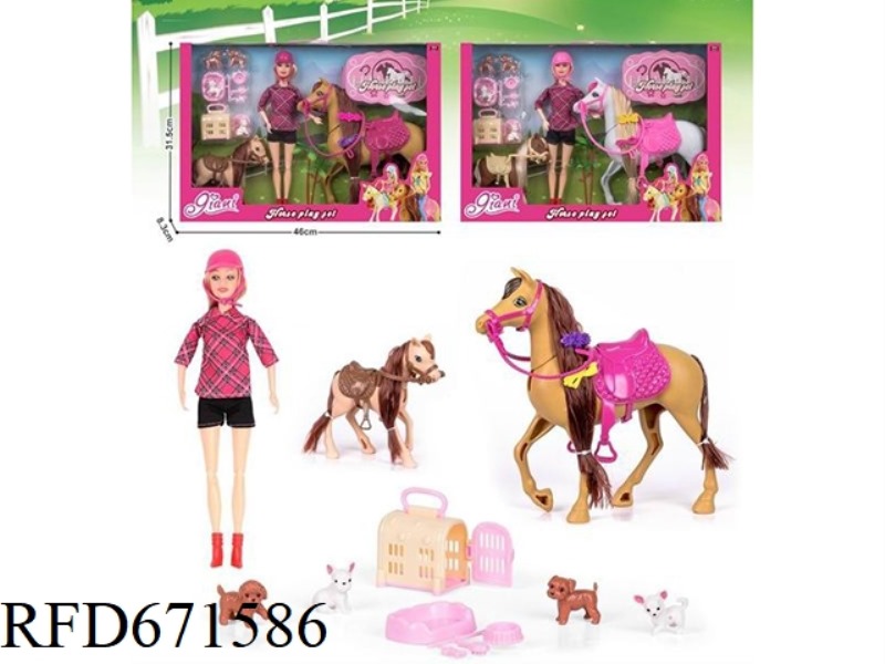 12-INCH BARBIE ANIMAL KEEPER