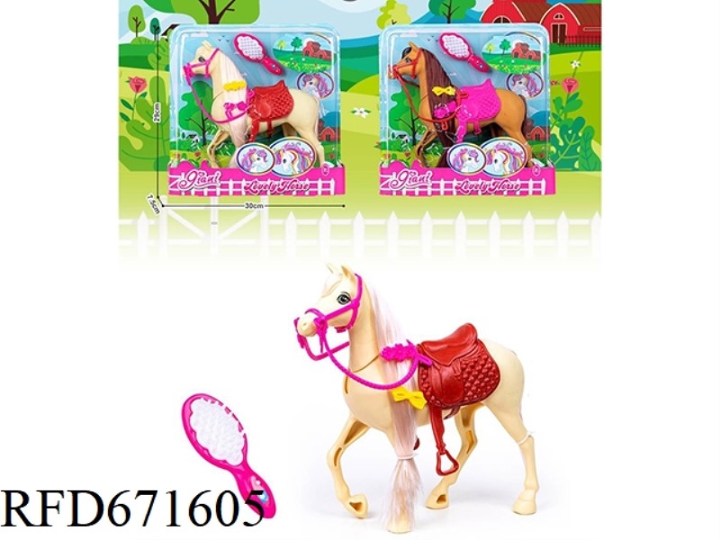 BARBIE HORSE WITH A COMB